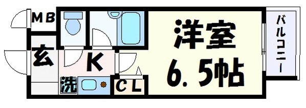 エスリード三宮第3の物件間取画像